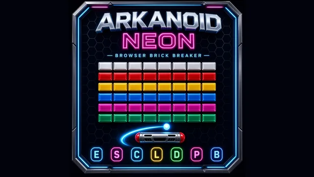 Arkanoid Neon · 霓虹打砖块